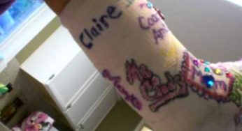 07-28-10 GB full arm cast with signatures and gems