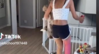 Hopping in pink long leg CAST LLC