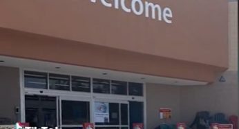 Purple long leg cast LLC in the walkmart