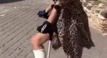 Sexy women in cructhes and leg cast SLC