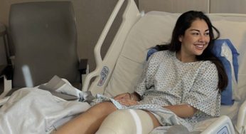 Karen broke her knee