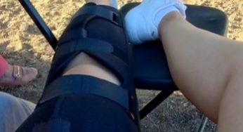 Broken knee