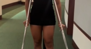 Who said i can´t wear a heel with a broken ankle